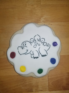 Spinosaurus Paint & Eat Cookies