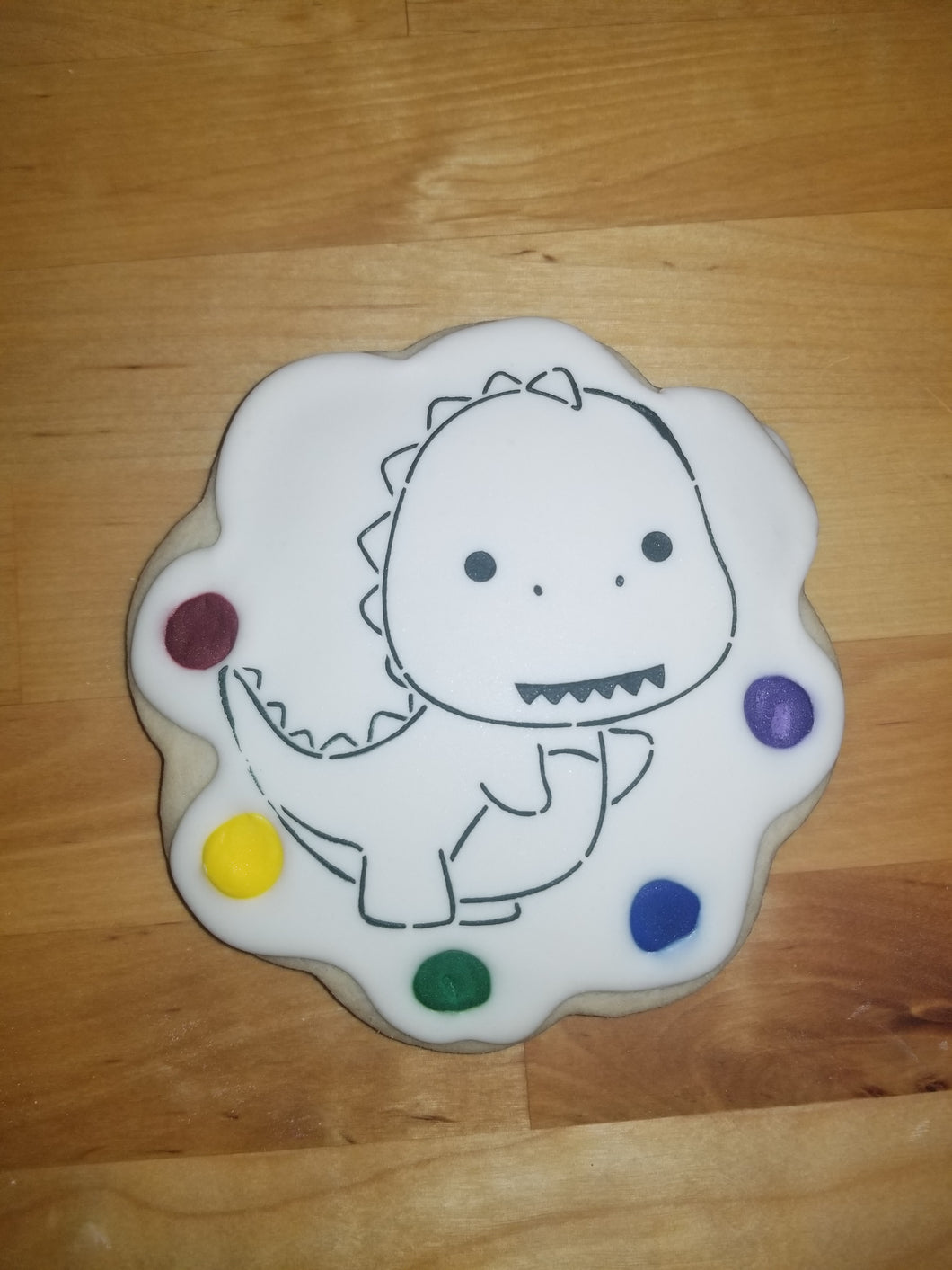 Trex Paint &Eat cookie