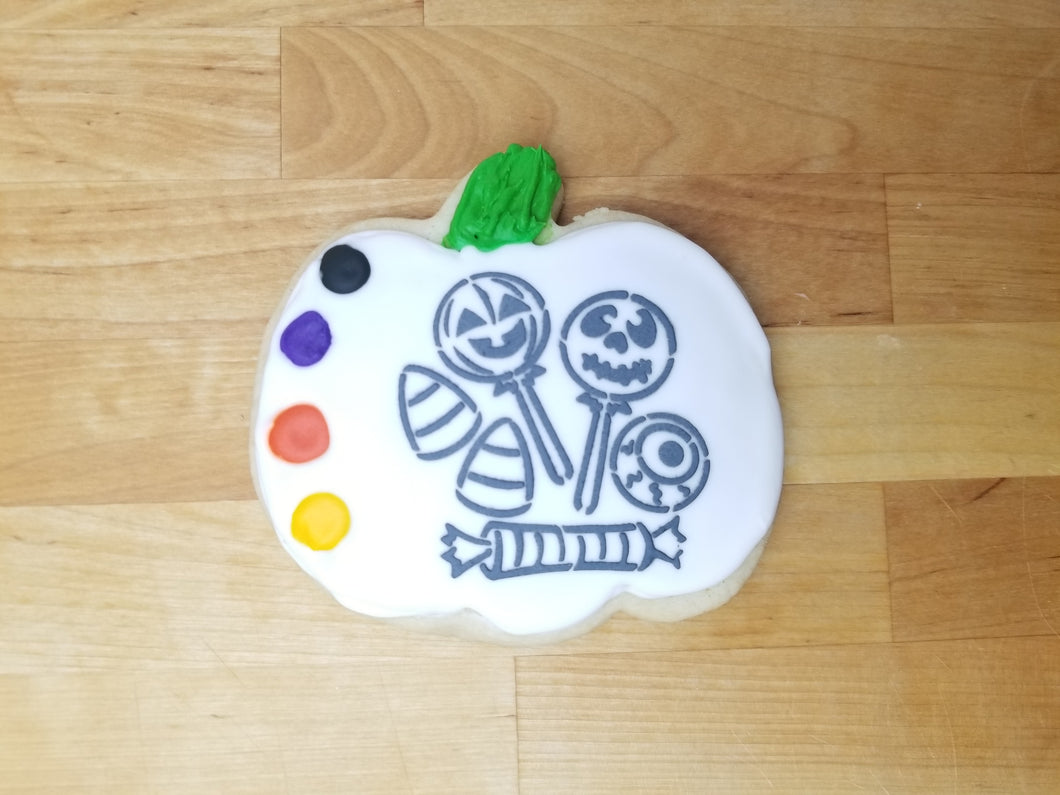 Halloween Candy Paint & Eat Cookies