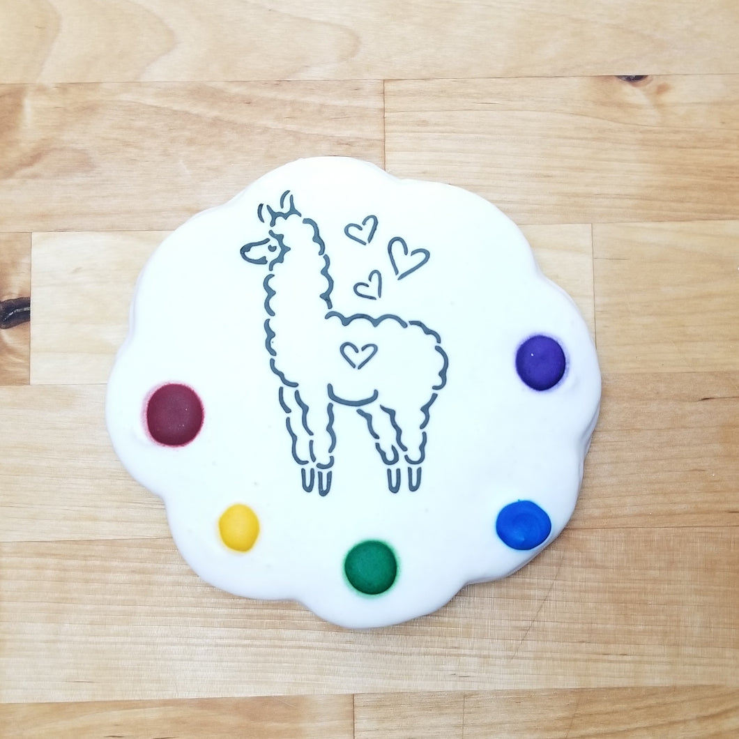 Llama Paint & Eat Cookie