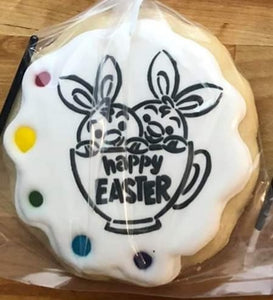 Happy Easter paint & eat cookie