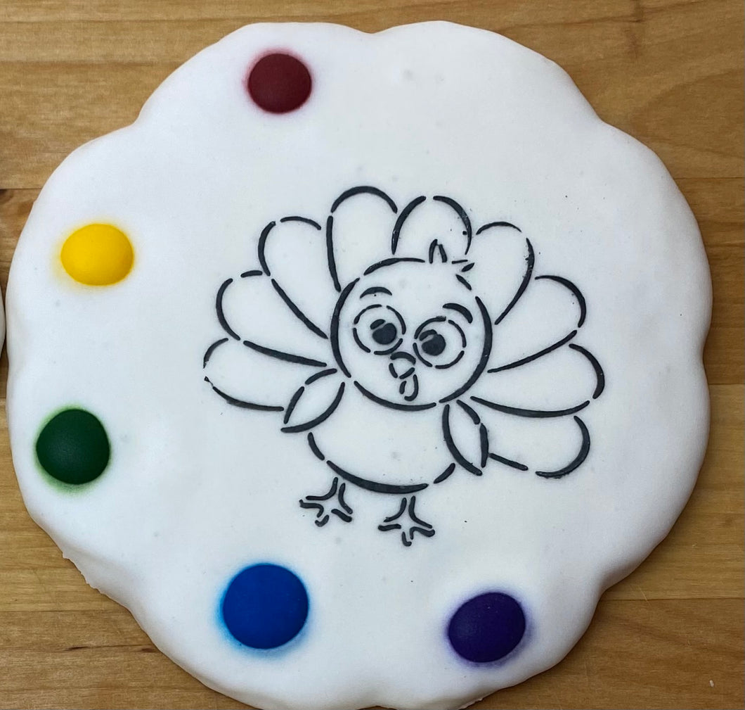 Turkey Paint&Eat cookie