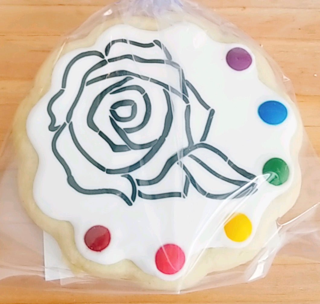 Rose Paint & eat cookie