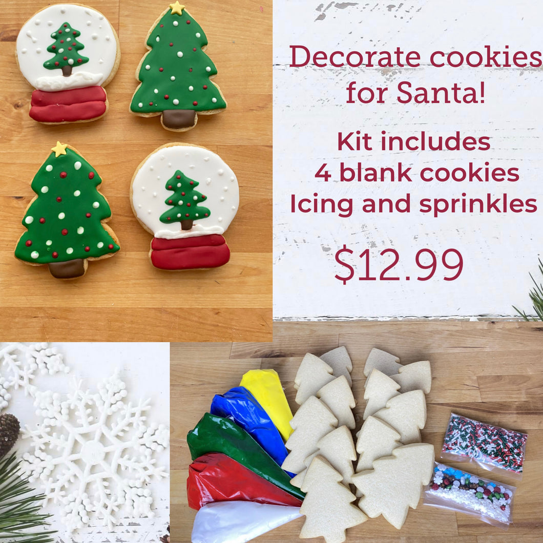 Cookie decorating kit for Santa!