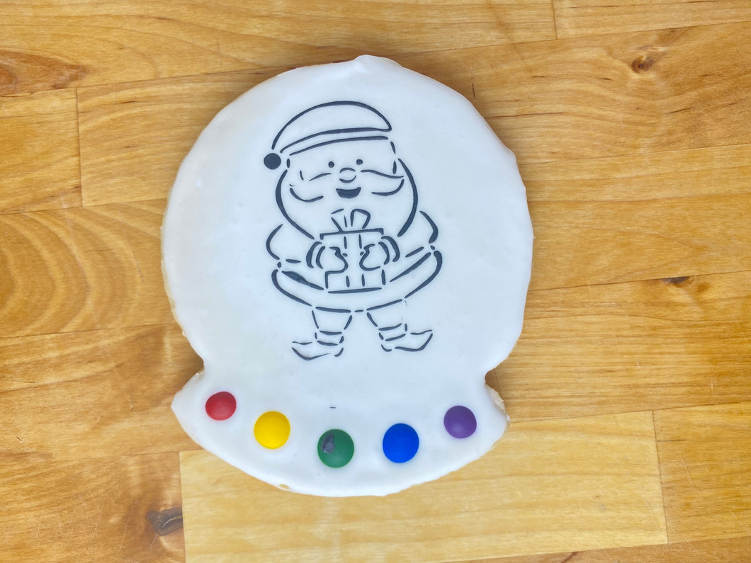 Santa Paint & Eat cookie
