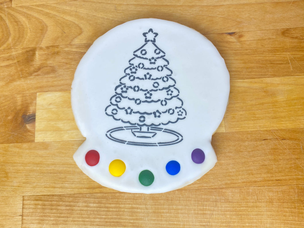 Christmas tree Paint & Eat cookie