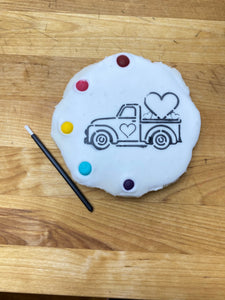 Truck Paint & Eat Cookie